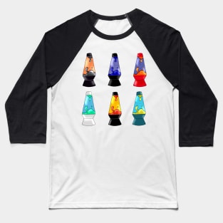 Lava Lamp Sticker Pack Baseball T-Shirt